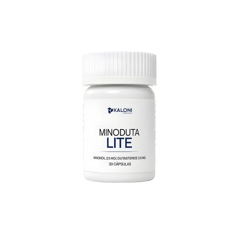 Presentación de MinoDuta Lite 2.5MG de Kaloni Products.