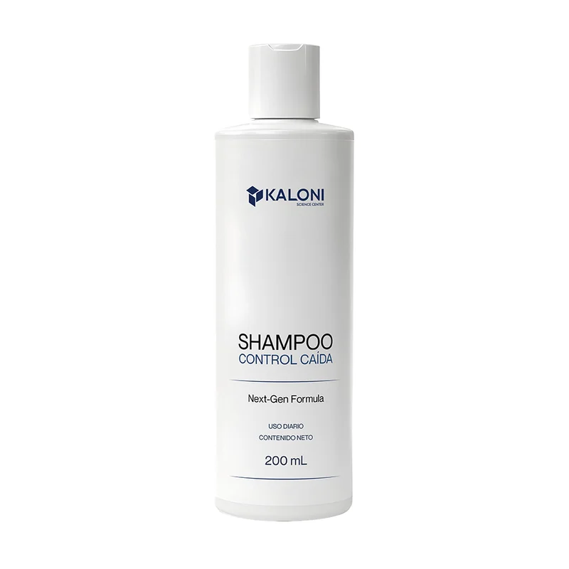 Presentación de Shampoo caída de Kaloni Products.